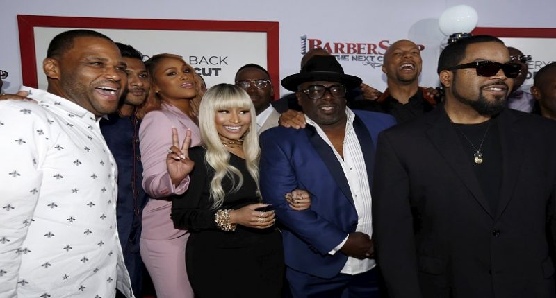 Cast members Ice Cube, Common, Cedric the Entertainer, Minaj, Eve ...