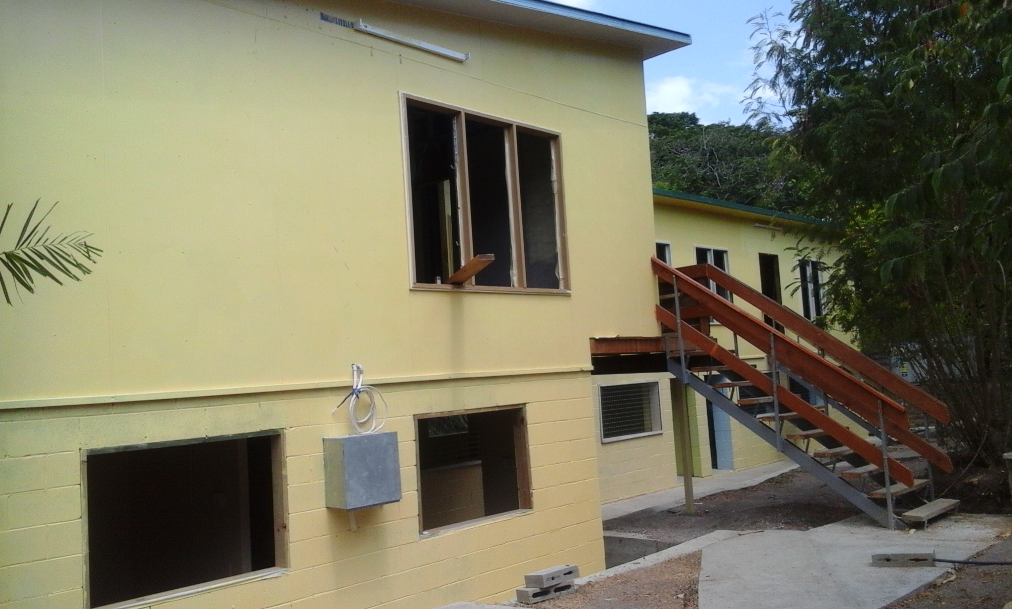 Classrooms built by the students