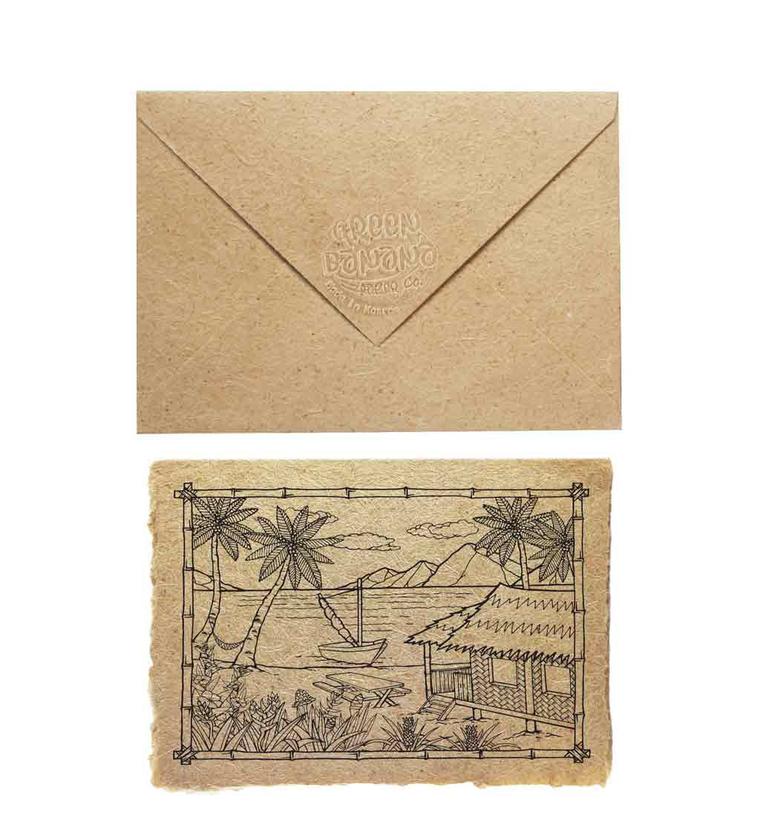 Castaway card and envelope