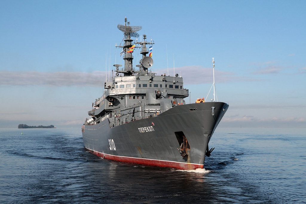 Russian Navy Training ship, Perekop Prepares for Long Cruise