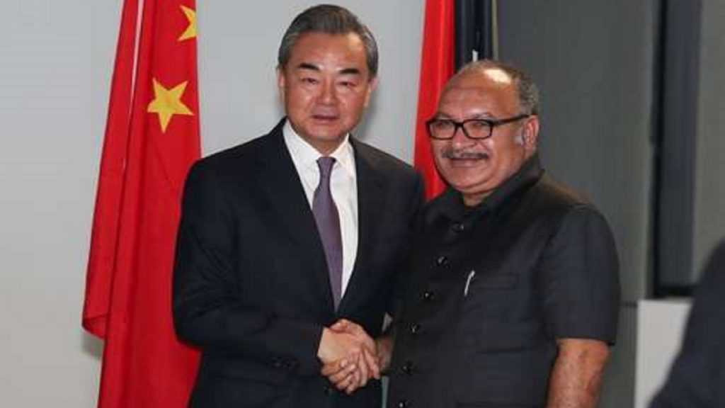 Chinese State Councilor and Foreign Minister Wang Yi meets PNG Prime Minister Peter O'Neill - China Plus