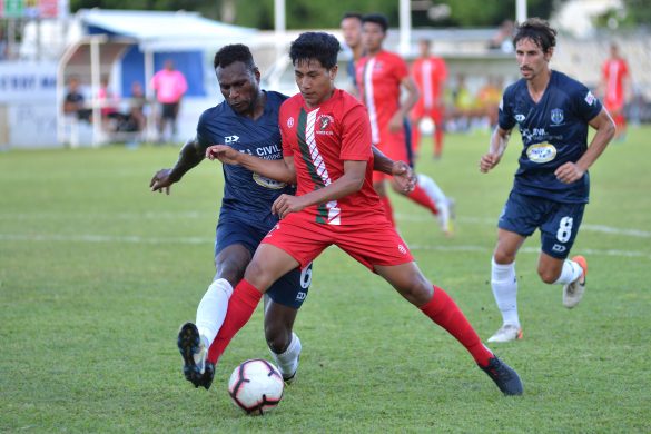 OFC Champions League 2020, group D.
Auckland City FC (NZL) vs Lupe O Le Soaga (SAM) , Mahina Stadium, Tahiti, French Polynesia. Photo: Massimo Colombini