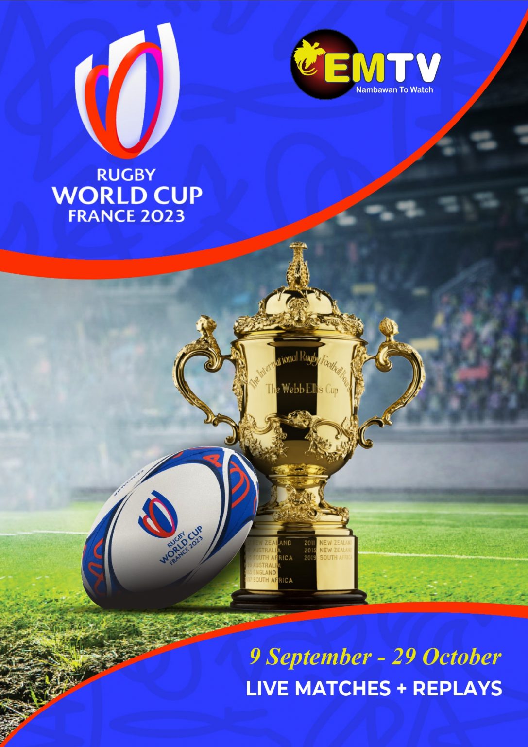 RUGBY WORLD CUP FRANCE 2023 – EMTV Online