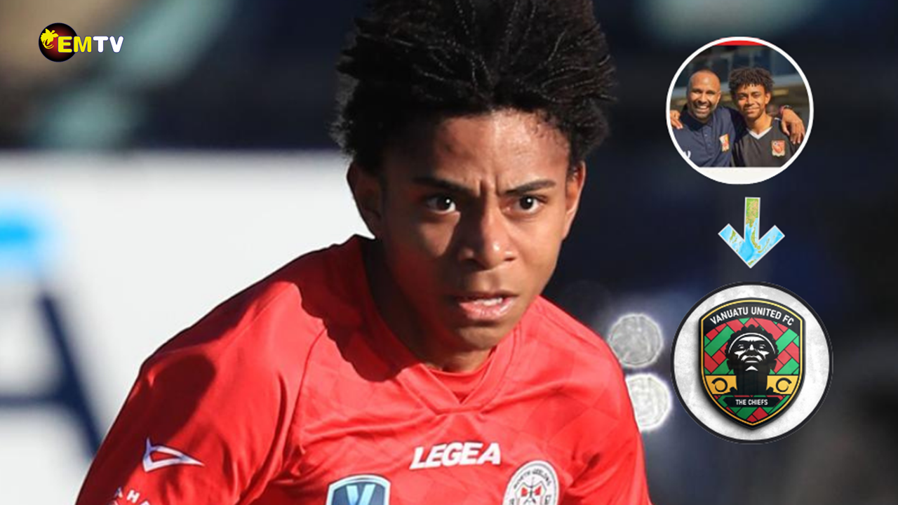 VANUATU UNITED FC SIGNS PNG INTERNATIONAL RAYMOND DIHO