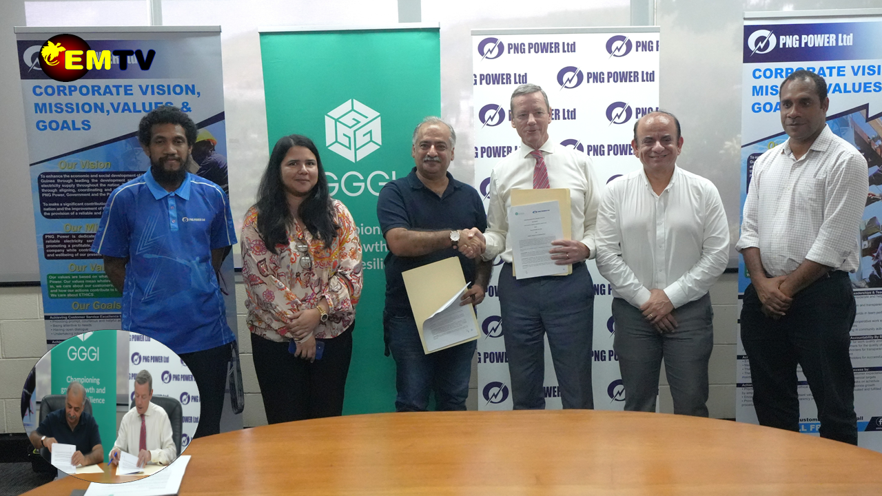 GGGI AND PNG POWER LIMITED SIGN MOU TODRIVE GREEN ENERGY TRANSFORMATION IN PNG