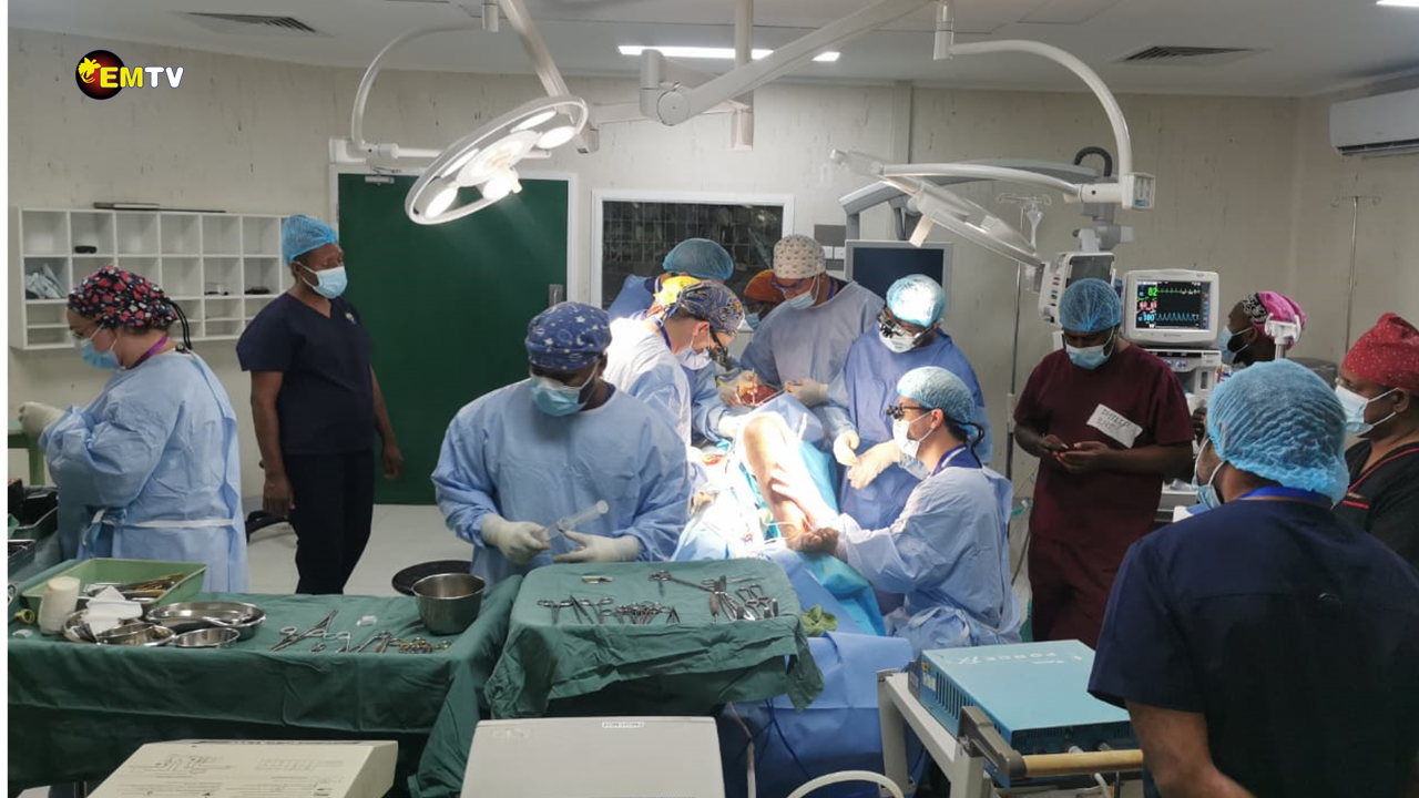 MILESTONE SURGERIES CONDUCTED BY VISITING DOCTORS IN PMGH