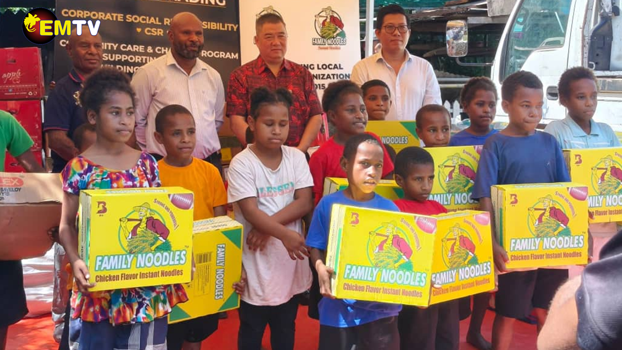 COMPANY SHARES GIFTS AND FOODSTUFF ON EASTER SUNDAY WITH LOCAL NGO IN PORT MORESBY