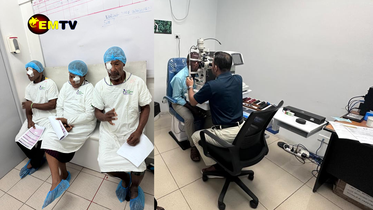 PACIFIC INTERNATIONAL HOSPITAL COMPLETED 11 SUCCESSFUL EYE SURGERIES IN LAE