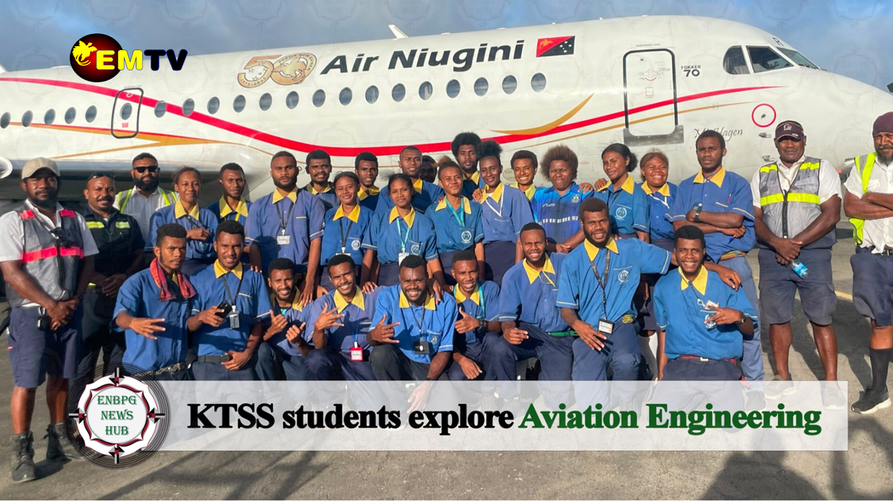 KTSS STUDENTS GET FIRSTHAND EXPERIENCE IN AVIATION ENGINEERING AT TOKUA AIRPORT